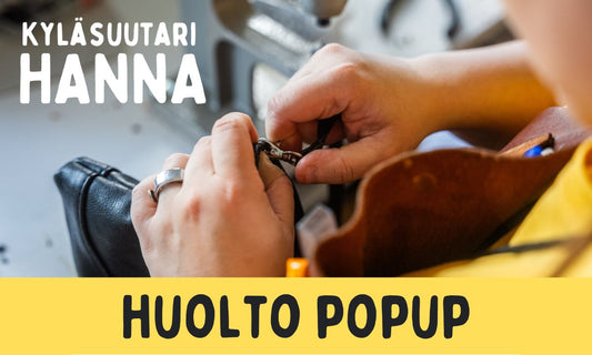 Kyläsuutarin Huolto PopUp Noutopisteillä ti 22. & 29.10.