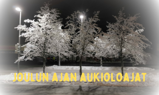 Joulunajan aukioloajat